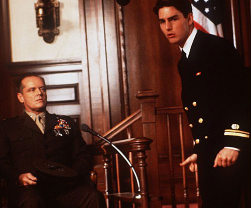 Col. Nathan R. Jessup with Lt. Daniel Kafee, from the 90âs hit movie A Few Good Men